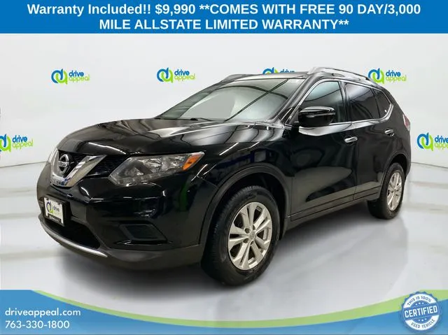 Black 2015 Nissan Rogue SV for sale in Bloomington, MN
