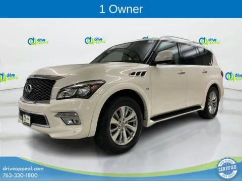 White 2016 INFINITI QX80 for sale in Bloomington, MN