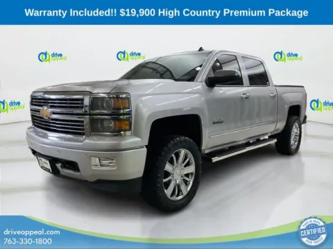 Silver 2014 Chevrolet Silverado 1500 High Country for sale in Bloomington, MN