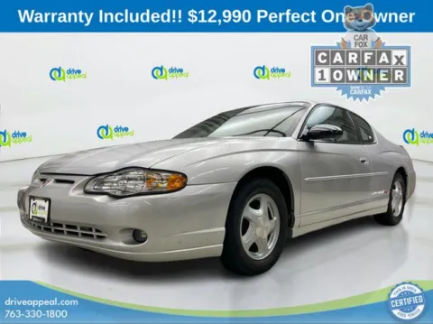 Silver 2003 Chevrolet Monte Carlo SS for sale in Bloomington, MN