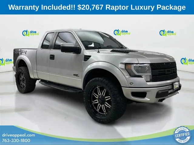Silver 2011 Ford F-150 SVT Raptor for sale in Bloomington, MN