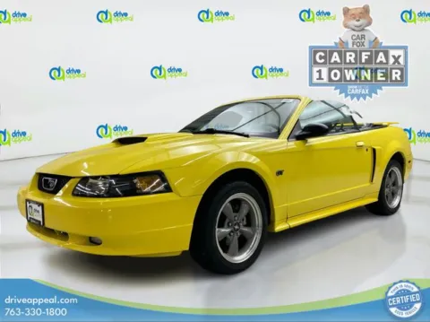 Yellow 2001 Ford Mustang GT for sale in Bloomington, MN