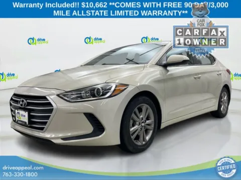 Beige 2017 Hyundai Elantra SE for sale in Bloomington, MN