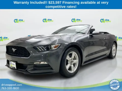 Gray 2017 Ford Mustang V6 for sale in Bloomington, MN