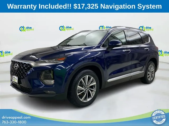 Blue 2019 Hyundai Santa Fe Ultimate for sale in Bloomington, MN