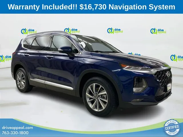 Blue 2019 Hyundai Santa Fe Ultimate for sale in Bloomington, MN