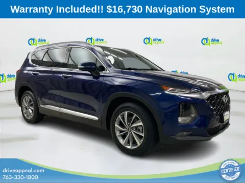 Blue 2019 Hyundai Santa Fe Ultimate for sale in Bloomington, MN