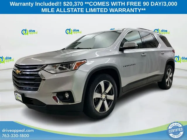 Silver 2019 Chevrolet Traverse 3LT for sale in Bloomington, MN