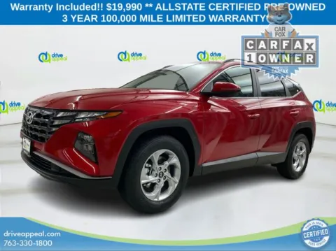 Red 2022 Hyundai Tucson SEL for sale in Bloomington, MN
