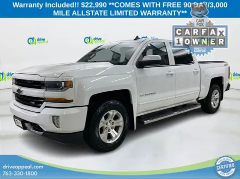 White 2016 Chevrolet Silverado 1500 LT for sale in Bloomington, MN