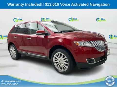 Red 2015 Lincoln MKX for sale in Bloomington, MN