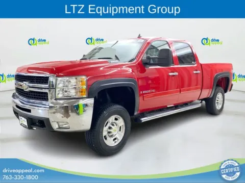 Red 2007 Chevrolet Silverado 2500HD LTZ for sale in Bloomington, MN