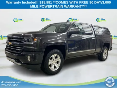 Gray 2016 Chevrolet Silverado 1500 LTZ for sale in Bloomington, MN