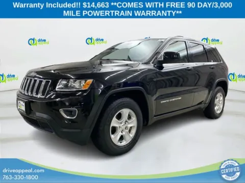 Black 2016 Jeep Grand Cherokee Laredo for sale in Bloomington, MN