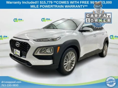 White 2020 Hyundai Kona SEL for sale in Bloomington, MN