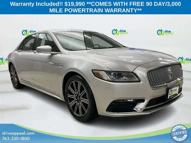 Silver 2017 Lincoln Continental Reserve for sale in Bloomington, MN