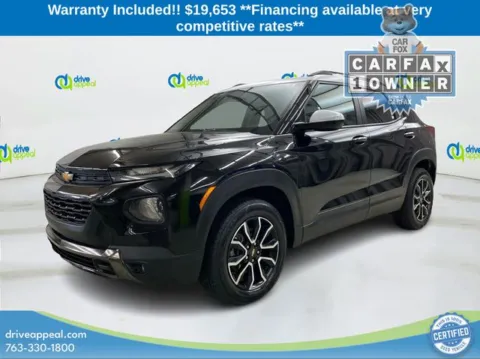 Black 2021 Chevrolet TrailBlazer ACTIV for sale in Bloomington, MN