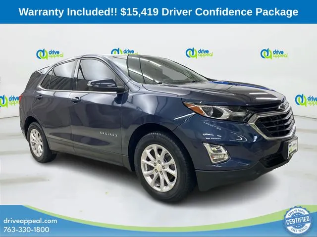 Blue 2018 Chevrolet Equinox LT for sale in Bloomington, MN
