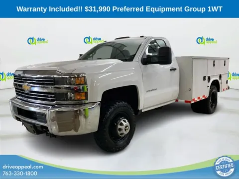 White 2015 Chevrolet Silverado 3500HD Work Truck for sale in Bloomington, MN