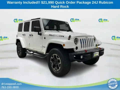 White 2015 Jeep Wrangler Unlimited Rubicon for sale in Bloomington, MN
