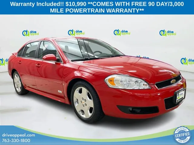 Red 2009 Chevrolet Impala SS for sale in Bloomington, MN