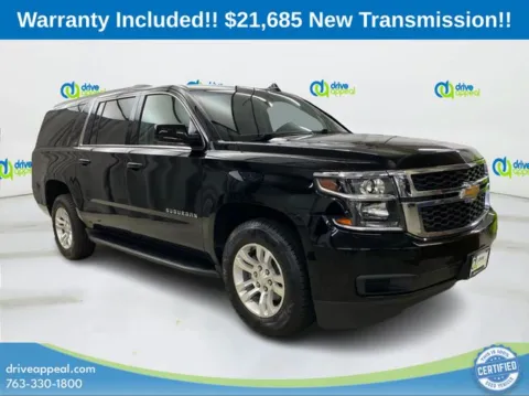 Black 2018 Chevrolet Suburban LT for sale in Bloomington, MN