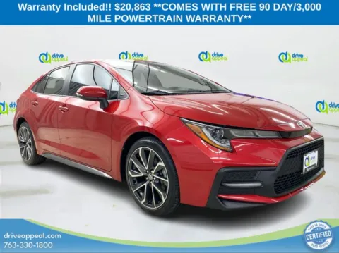 Red 2020 Toyota Corolla SE for sale in Bloomington, MN