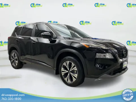 Black 2023 Nissan Rogue SV for sale in Bloomington, MN