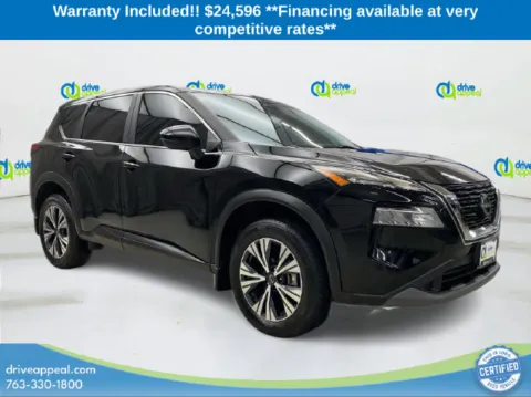 Black 2023 Nissan Rogue SV for sale in Bloomington, MN
