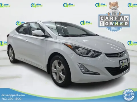 White 2016 Hyundai Elantra Value Edition for sale in Bloomington, MN