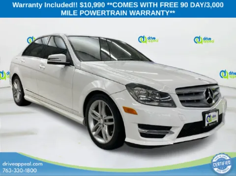 White 2013 Mercedes-Benz C-Class C 300 for sale in Bloomington, MN