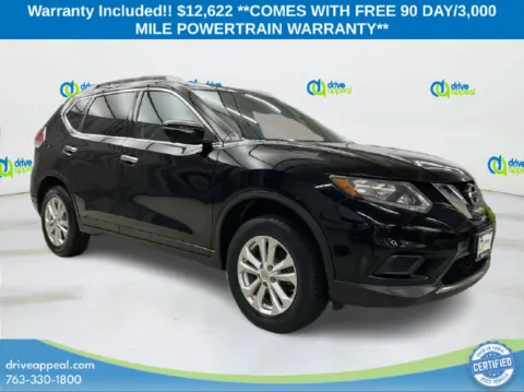 Black 2015 Nissan Rogue SV for sale in Bloomington, MN