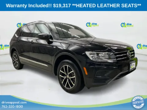 Black 2021 Volkswagen Tiguan 2.0T SE for sale in Bloomington, MN