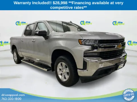 Silver 2019 Chevrolet Silverado 1500 LT for sale in Bloomington, MN