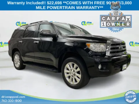 Black 2013 Toyota Sequoia Platinum for sale in Bloomington, MN