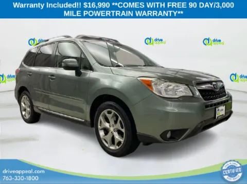 Green 2015 Subaru Forester 2.5i Touring for sale in Bloomington, MN