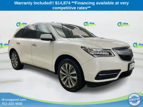 White 2015 Acura MDX 3.5L Technology Package for sale in Bloomington, MN