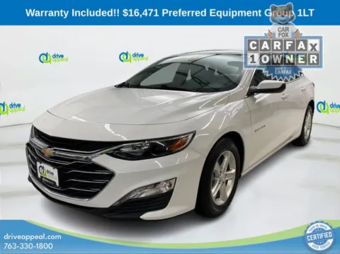 White 2022 Chevrolet Malibu LT for sale in Bloomington, MN