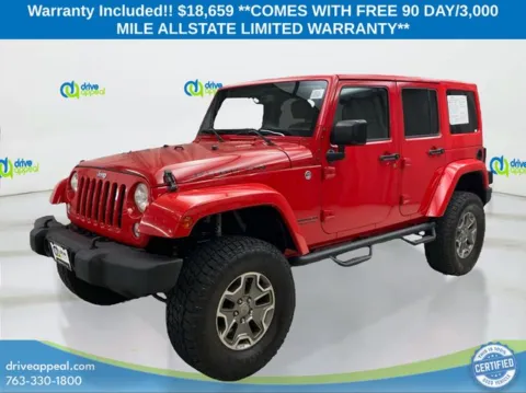 Red 2015 Jeep Wrangler Unlimited Rubicon for sale in Bloomington, MN