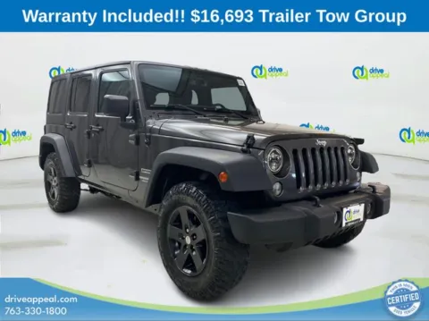 Another view of 2017 Jeep Wrangler Unlimited Sport for sale in Bloomington, MN at Drive Appeal Bloomington