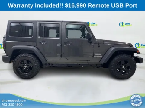 More photos of 2017 Jeep Wrangler Unlimited Sport at Drive Appeal Bloomington, MN