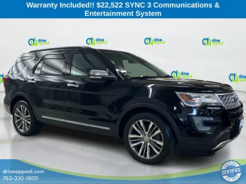 Another view of 2017 Ford Explorer Platinum for sale in Bloomington, MN at Drive Appeal Bloomington