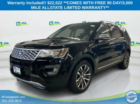 Black 2017 Ford Explorer Platinum for sale in Bloomington, MN
