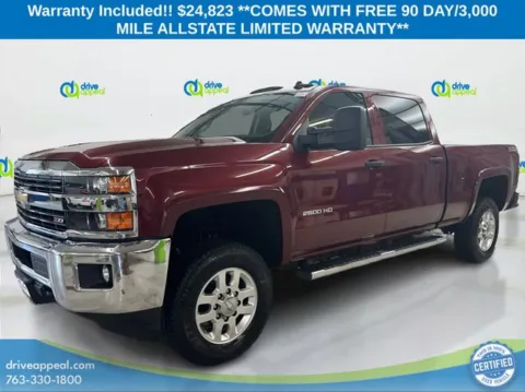 Red 2015 Chevrolet Silverado 2500HD LT for sale in Bloomington, MN