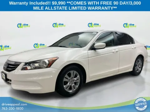 White 2012 Honda Accord SE for sale in Bloomington, MN