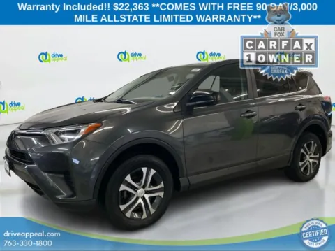 Gray 2018 Toyota RAV4 LE for sale in Bloomington, MN