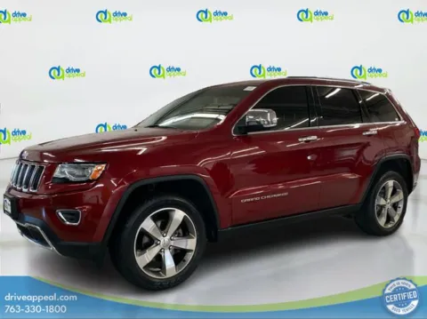 Red 2015 Jeep Grand Cherokee Limited for sale in Bloomington, MN