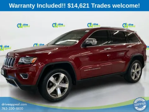Red 2015 Jeep Grand Cherokee Limited for sale in Bloomington, MN