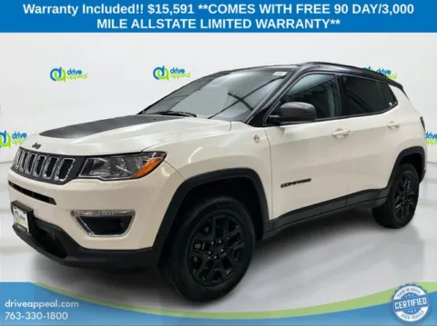White 2020 Jeep Compass Trailhawk for sale in Bloomington, MN