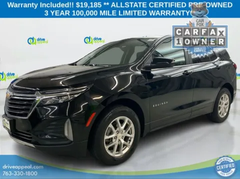 Black 2022 Chevrolet Equinox LT for sale in Bloomington, MN